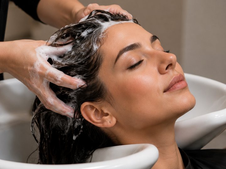 Мытьё и укладка волос, Shelk Hair