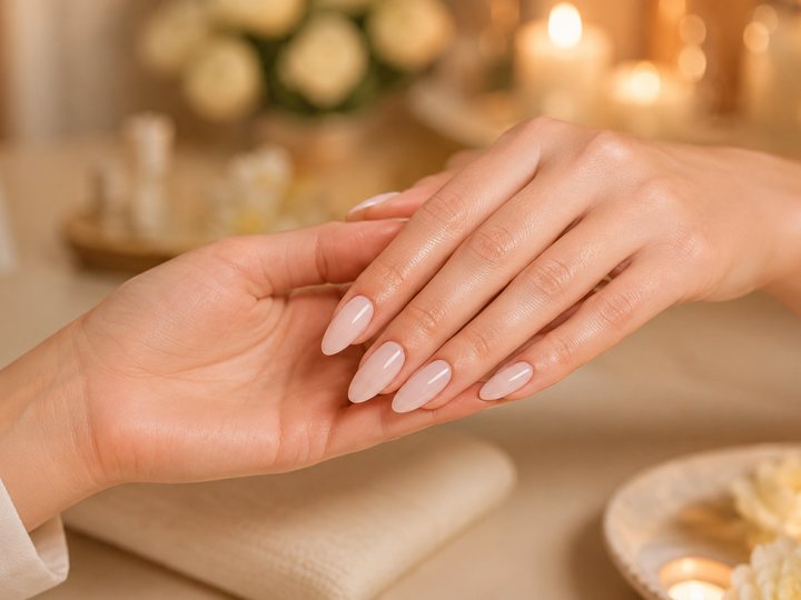 Наращивание ногтей на типсы, Shelk Hair